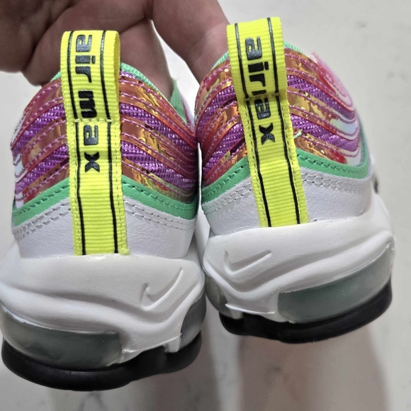 Nike Air Max 97 Women's SZ.6 Fuchsia Glow/Lemon Venom CW5591-100 New - Picture 6 of 16